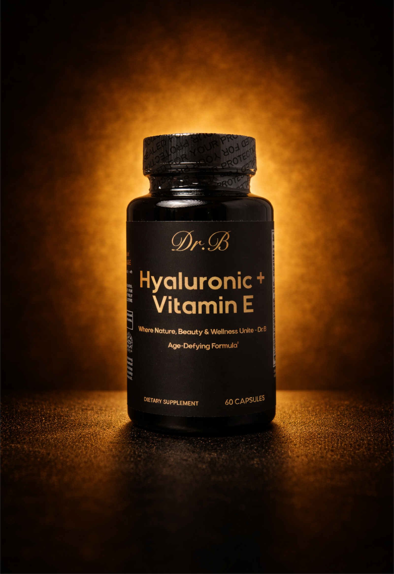 Hyaluronic acid and vit E